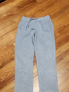 Light Gray Drawstring Sweatpants, 14-16, EUC